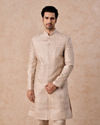 Beige Natural Sherwani