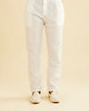Manyavar Men Warm White Exquisiteness Sherwani