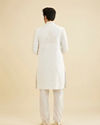 Manyavar Men Warm White Exquisiteness Sherwani
