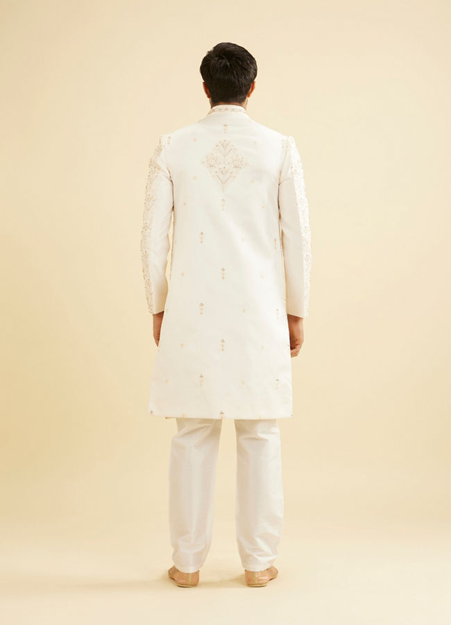 Manyavar Men Enchanting Cream Sherwani