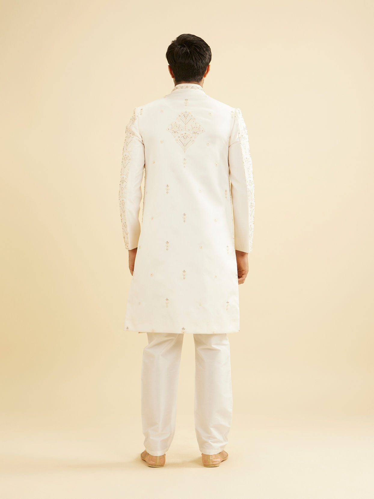 Manyavar Men Enchanting Cream Sherwani