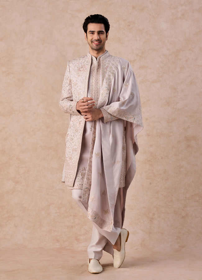 Manyavar Men Regal Purple Majesty Sherwani