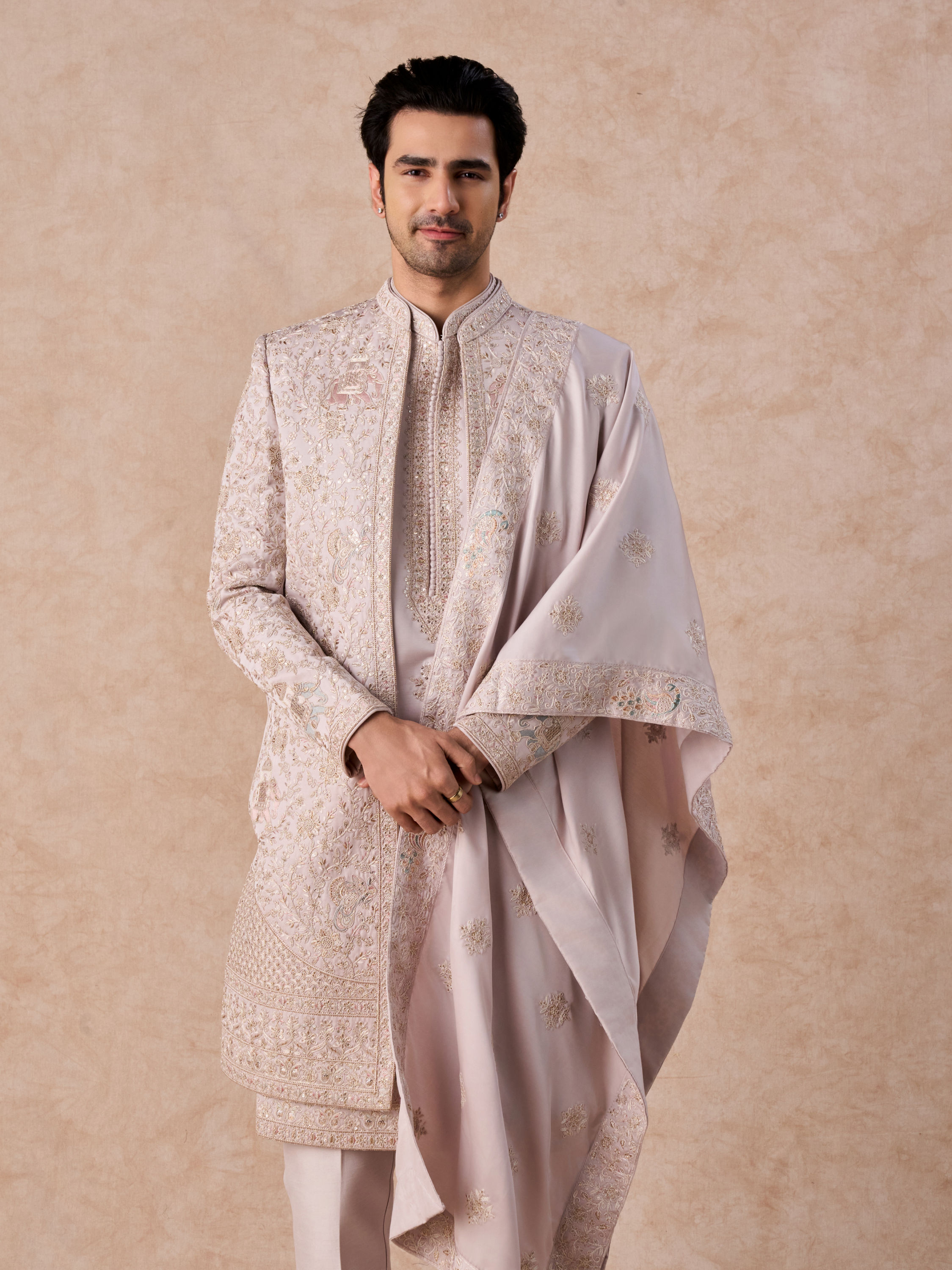 Manyavar Men Regal Purple Majesty Sherwani