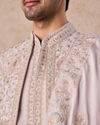 Manyavar Men Regal Purple Majesty Open Sherwani