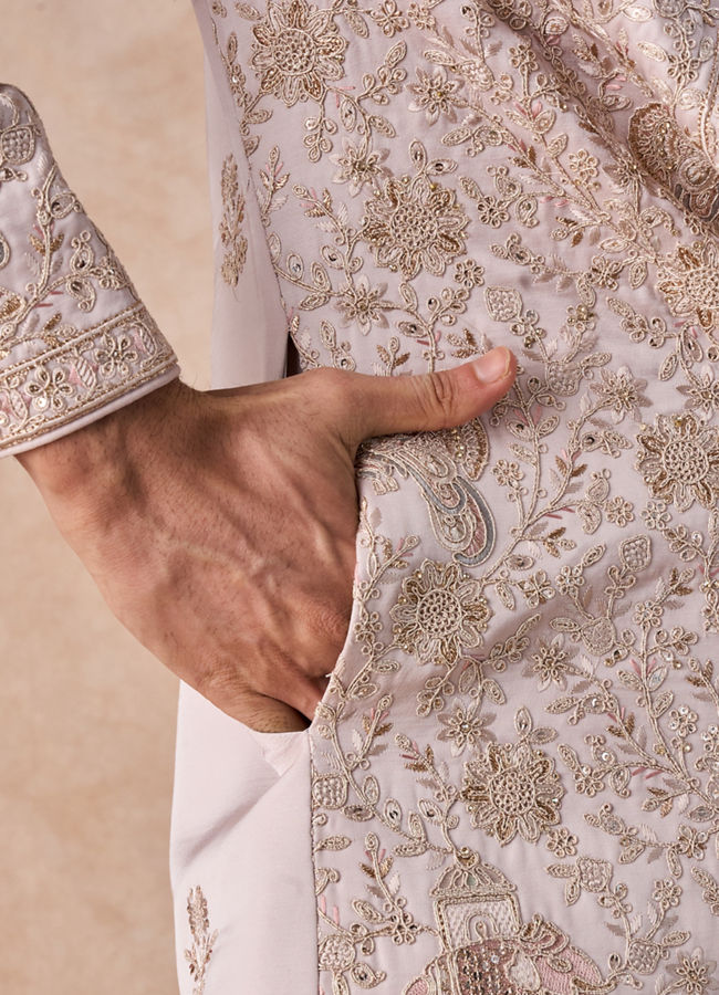 Manyavar Men Regal Purple Majesty Sherwani