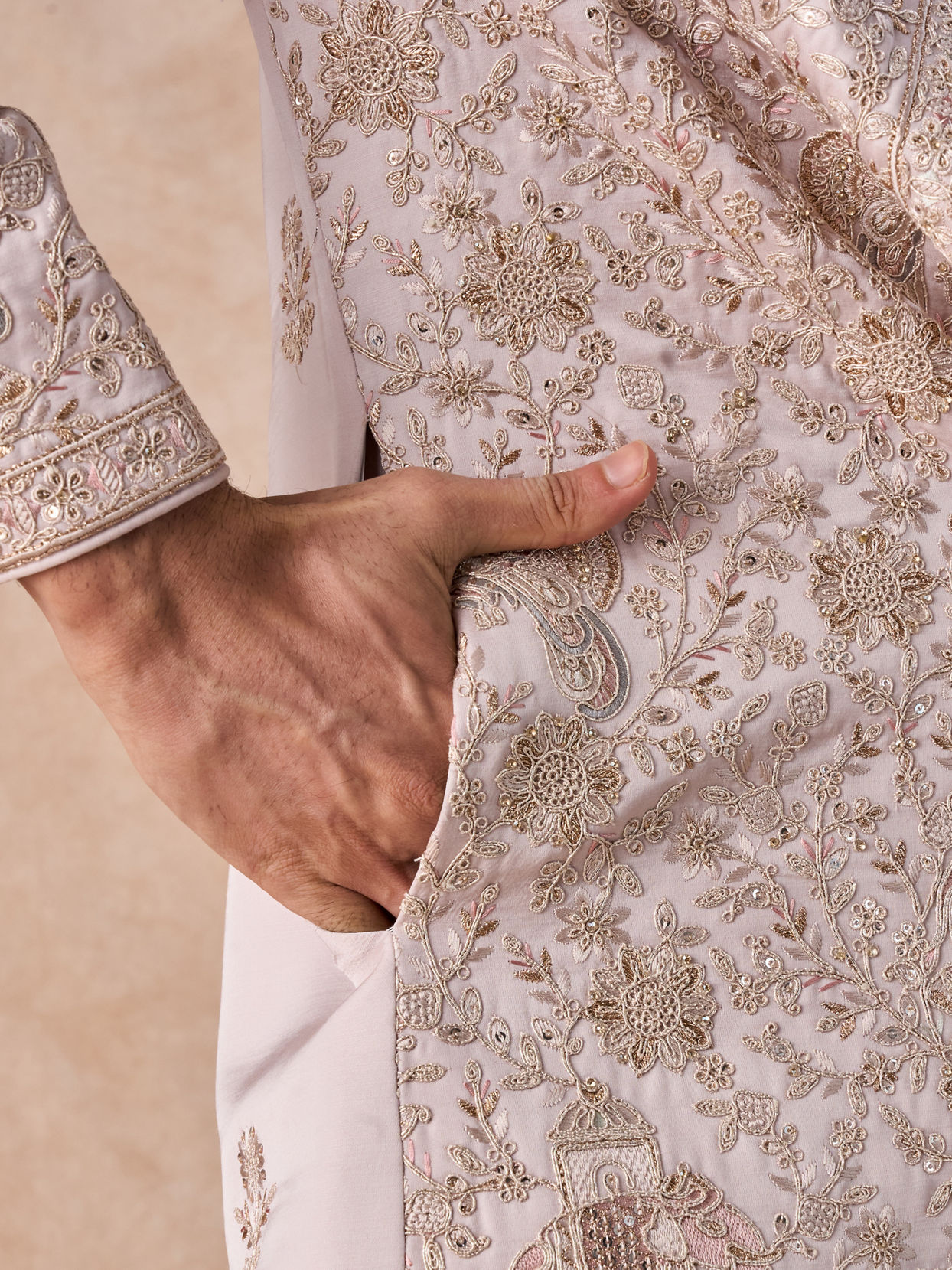 Manyavar Men Regal Purple Majesty Sherwani