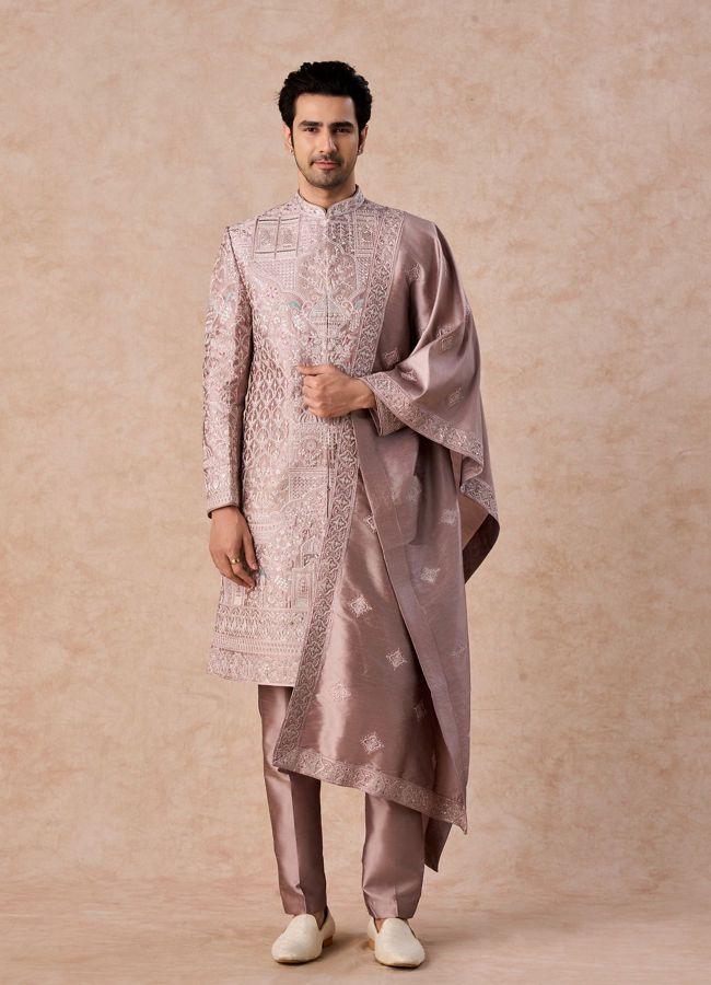 Manyavar Men Lilac Enigma Sherwani