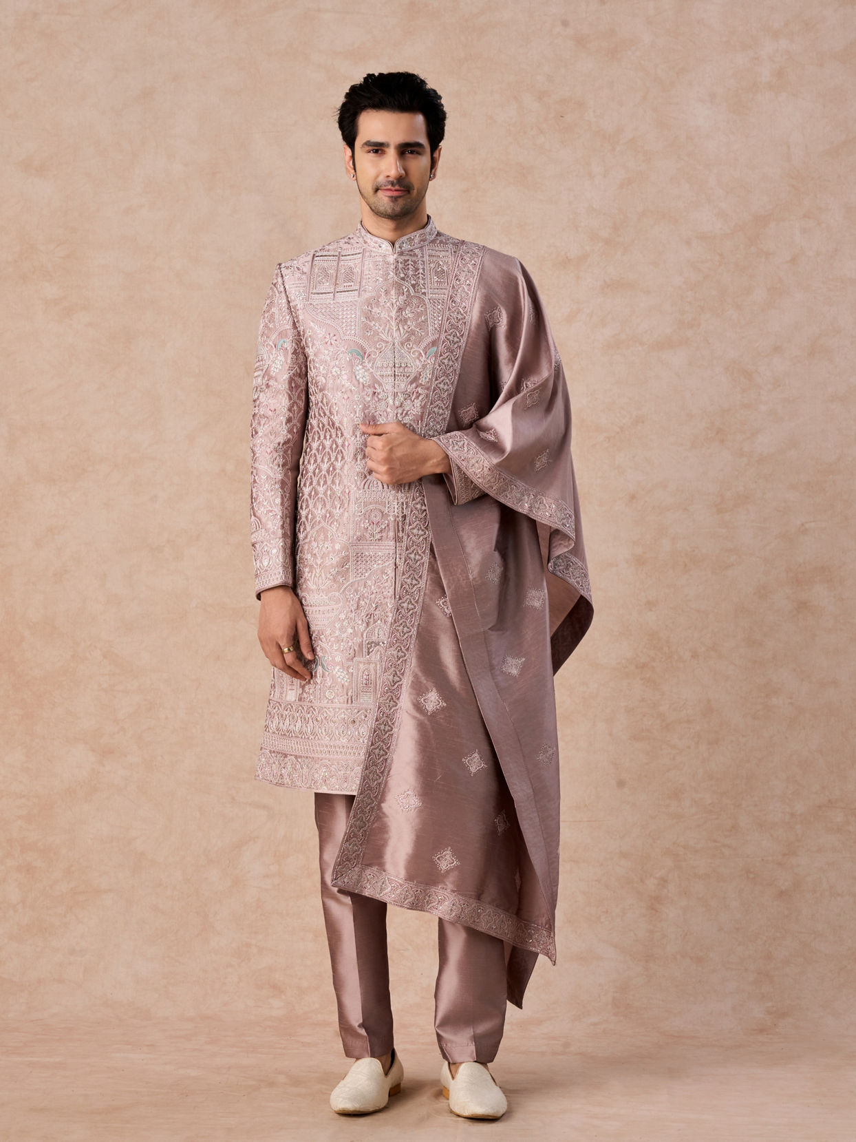 Manyavar Men Lilac Enigma Sherwani
