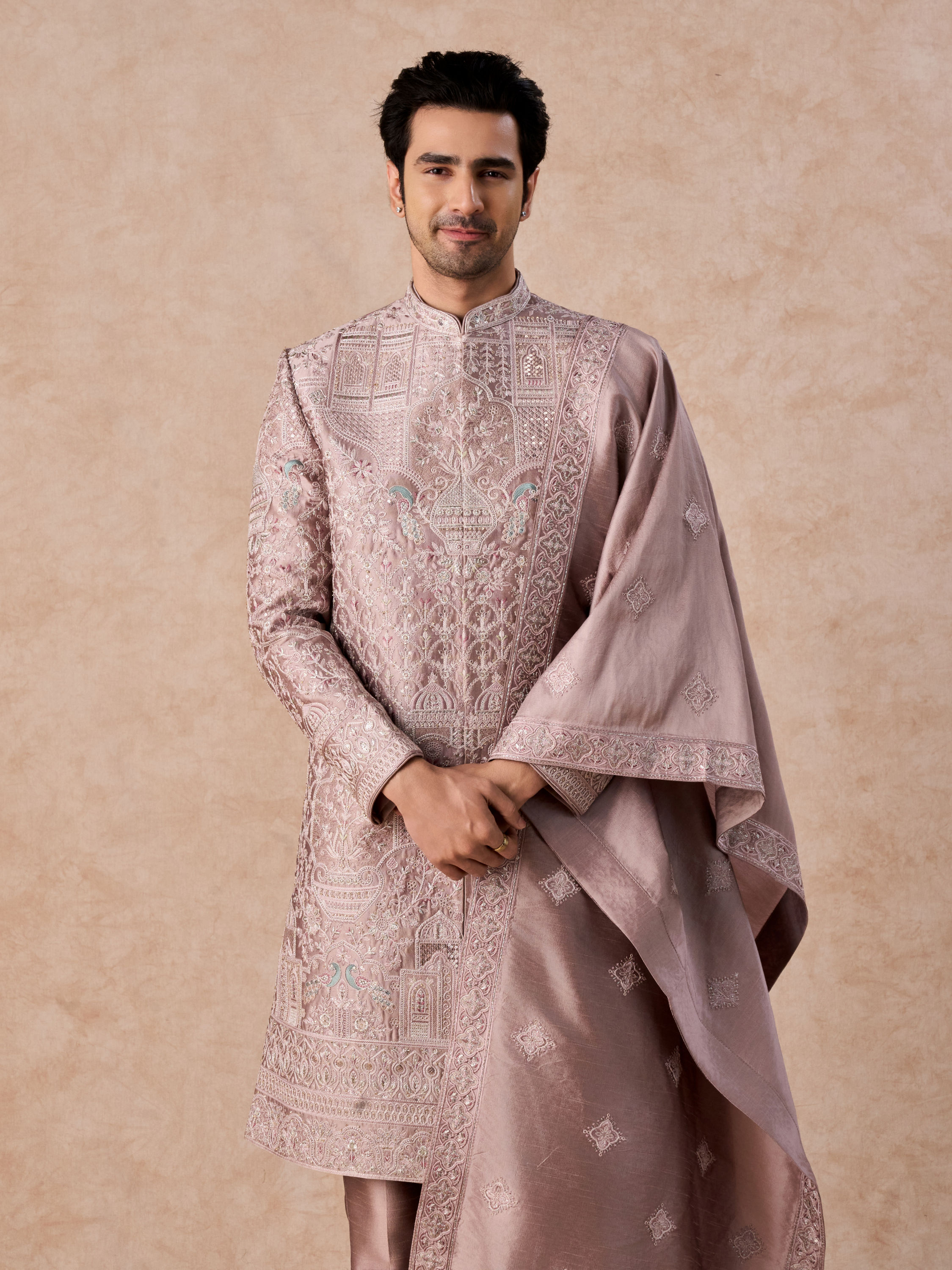 Manyavar Men Lilac Enigma Sherwani