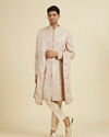 Manyavar Men Sunset Peach Elegance Sherwani
