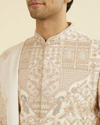 Manyavar Men Champagne Opulence Sherwani