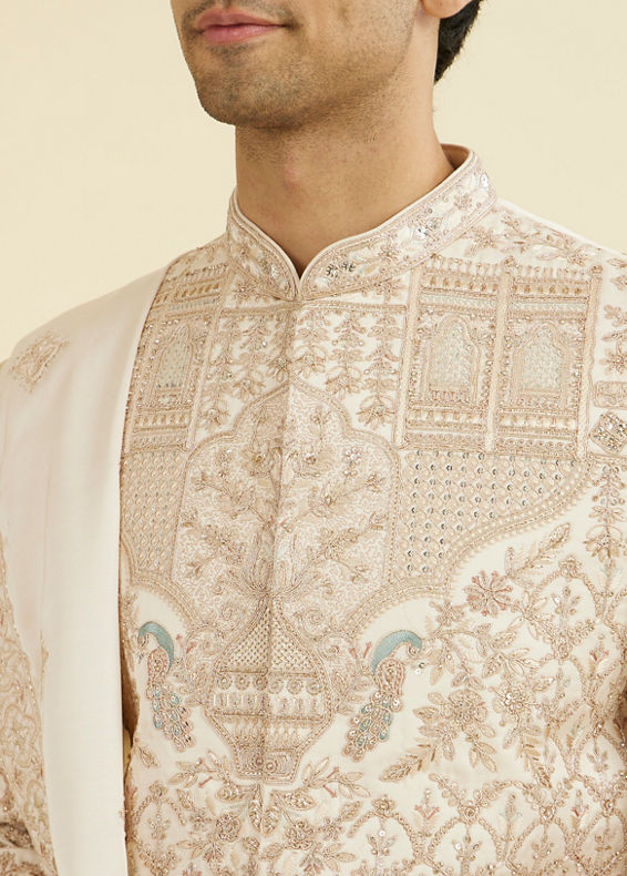 Manyavar Men Champagne Opulence Sherwani