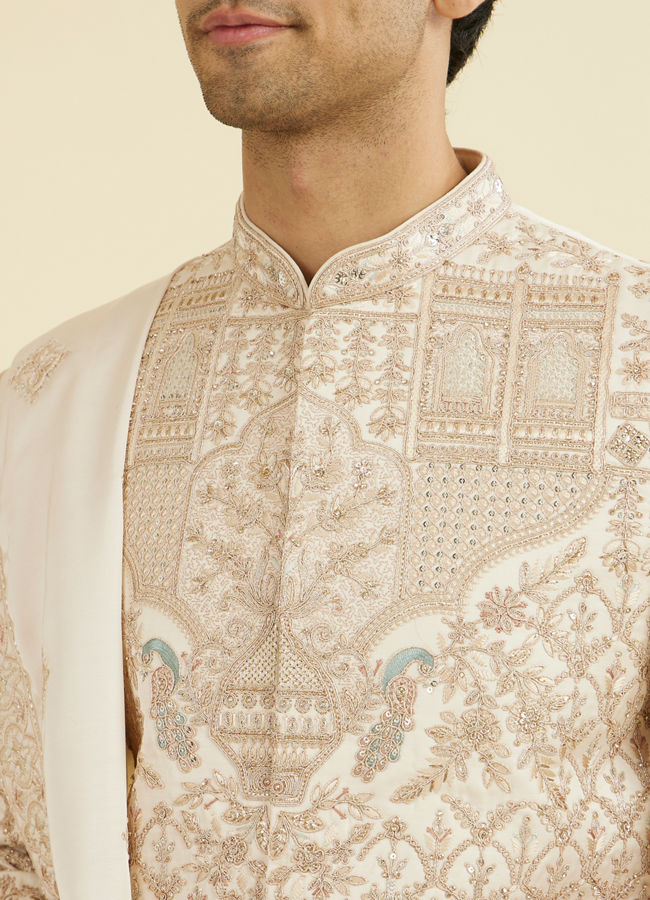 Manyavar Men Champagne Opulence Sherwani