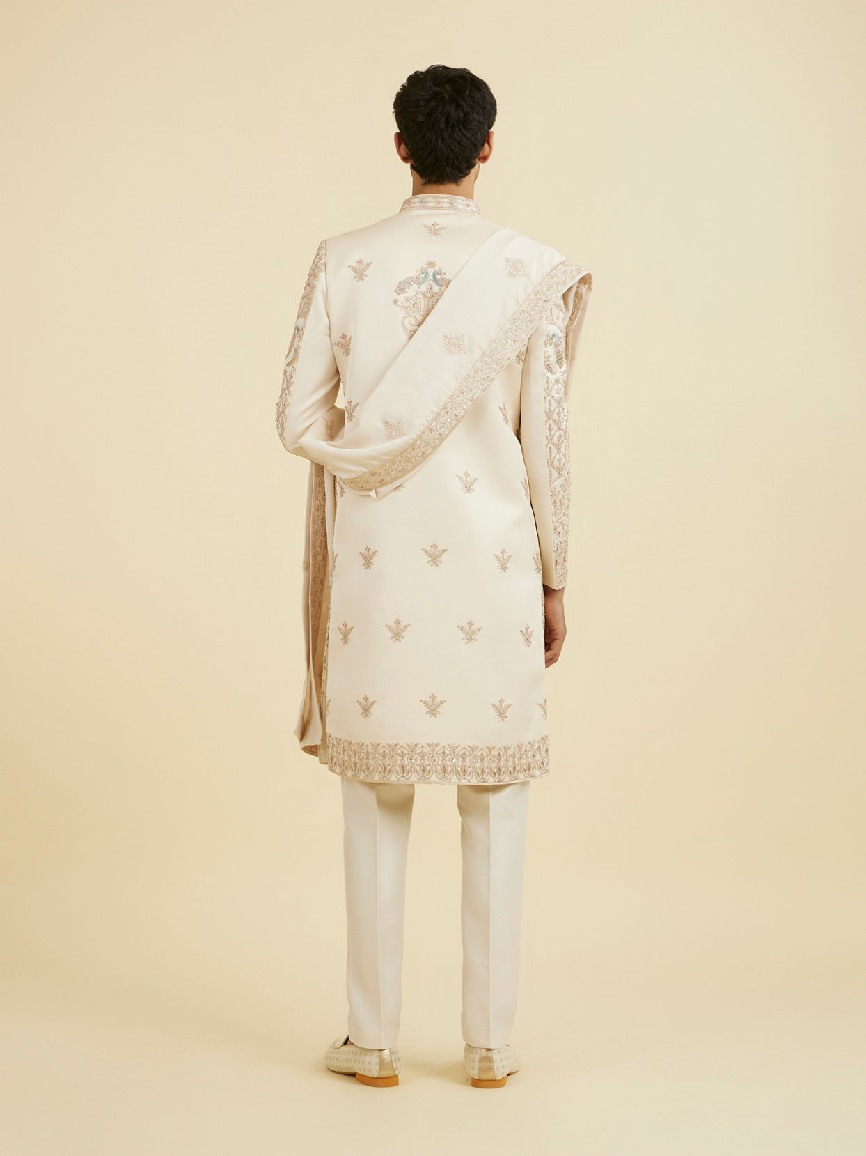 Manyavar Men Champagne Opulence Sherwani