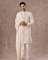 Manyavar Men Elite Warm White Sherwani