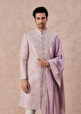 Manyavar Men Purple Majesty Sherwani