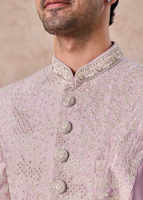 Manyavar Men Purple Majesty Sherwani
