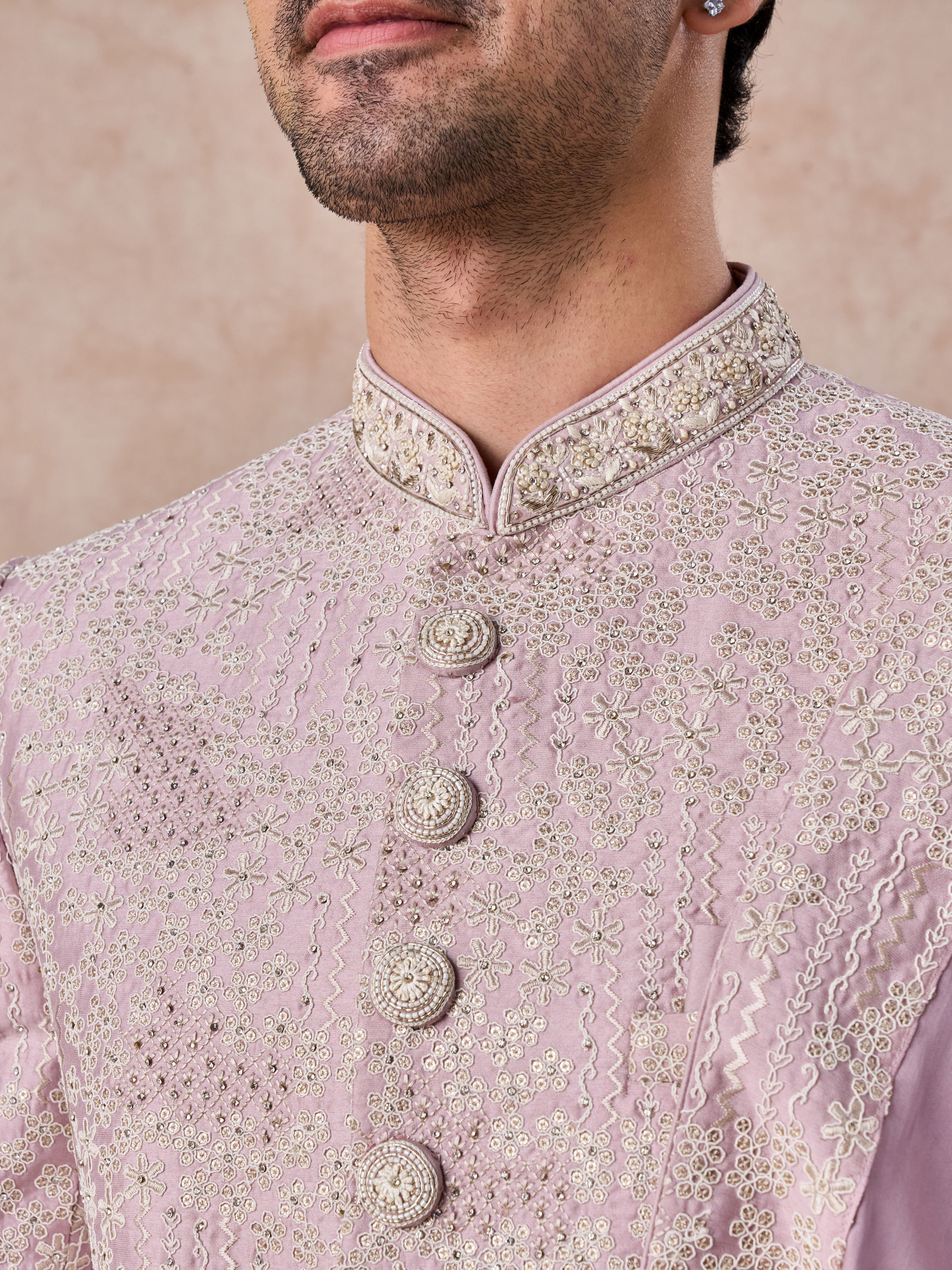 Manyavar Men Purple Majesty Sherwani