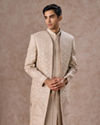 Dazzling Beige Elegance Sherwani