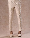 Manyavar Men Dazzling Beige Elegance Sherwani