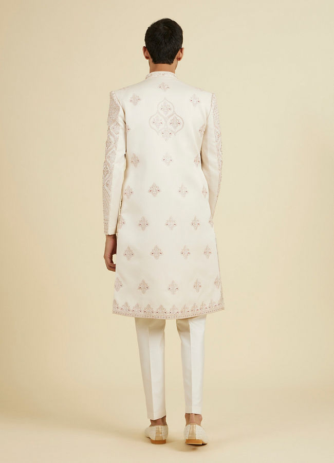Manyavar Men Peachy Festive Sherwani