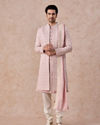 Manyavar Men Dusty Pink Elegance Sherwani