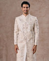 Manyavar Men Exquisite White Sherwani