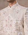 Manyavar Men Exquisite White Sherwani
