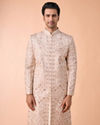 Champagne Elegance Sherwani