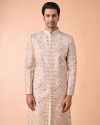Manyavar Men Champagne Elegance Sherwani