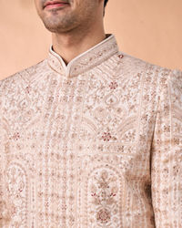 Manyavar Men Champagne Elegance Sherwani