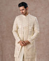 Cream Extravaganza Sherwani