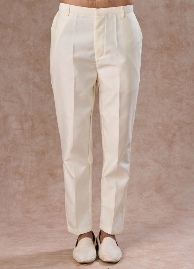 Manyavar Men Cream Extravaganza Sherwani