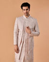 Lilac Elegance Open Sherwani