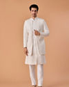 Manyavar Men Graceful White Sherwani