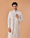 Graceful White Sherwani