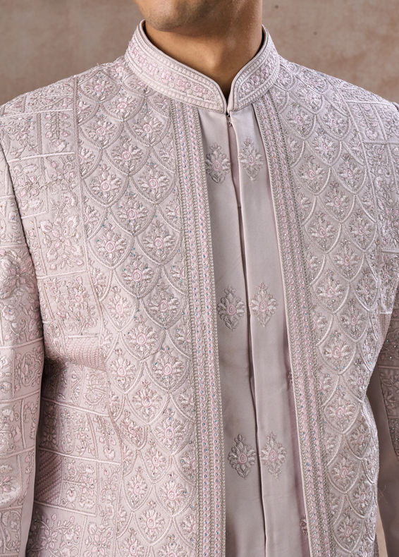 Manyavar Men Royal Lilac Sherwani