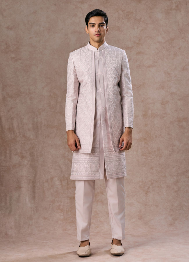 Manyavar Men Royal Lilac Sherwani