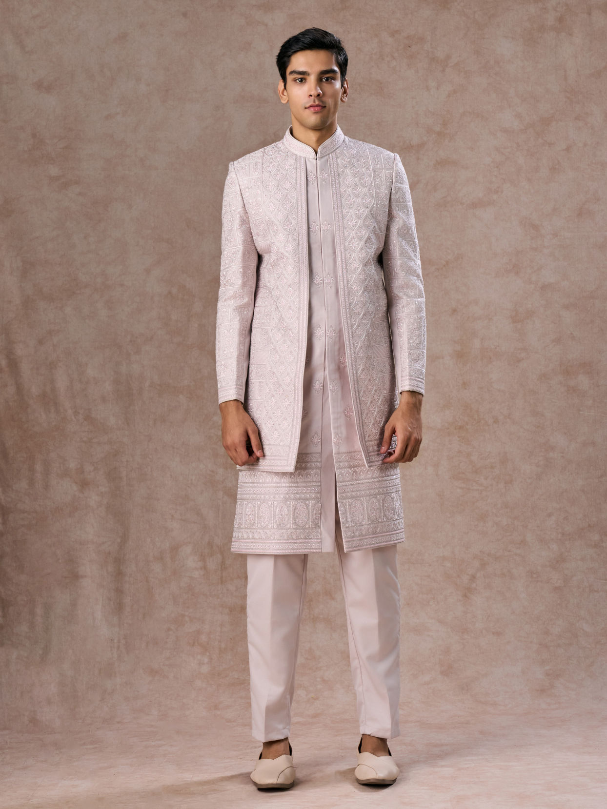 Manyavar Men Royal Lilac Sherwani