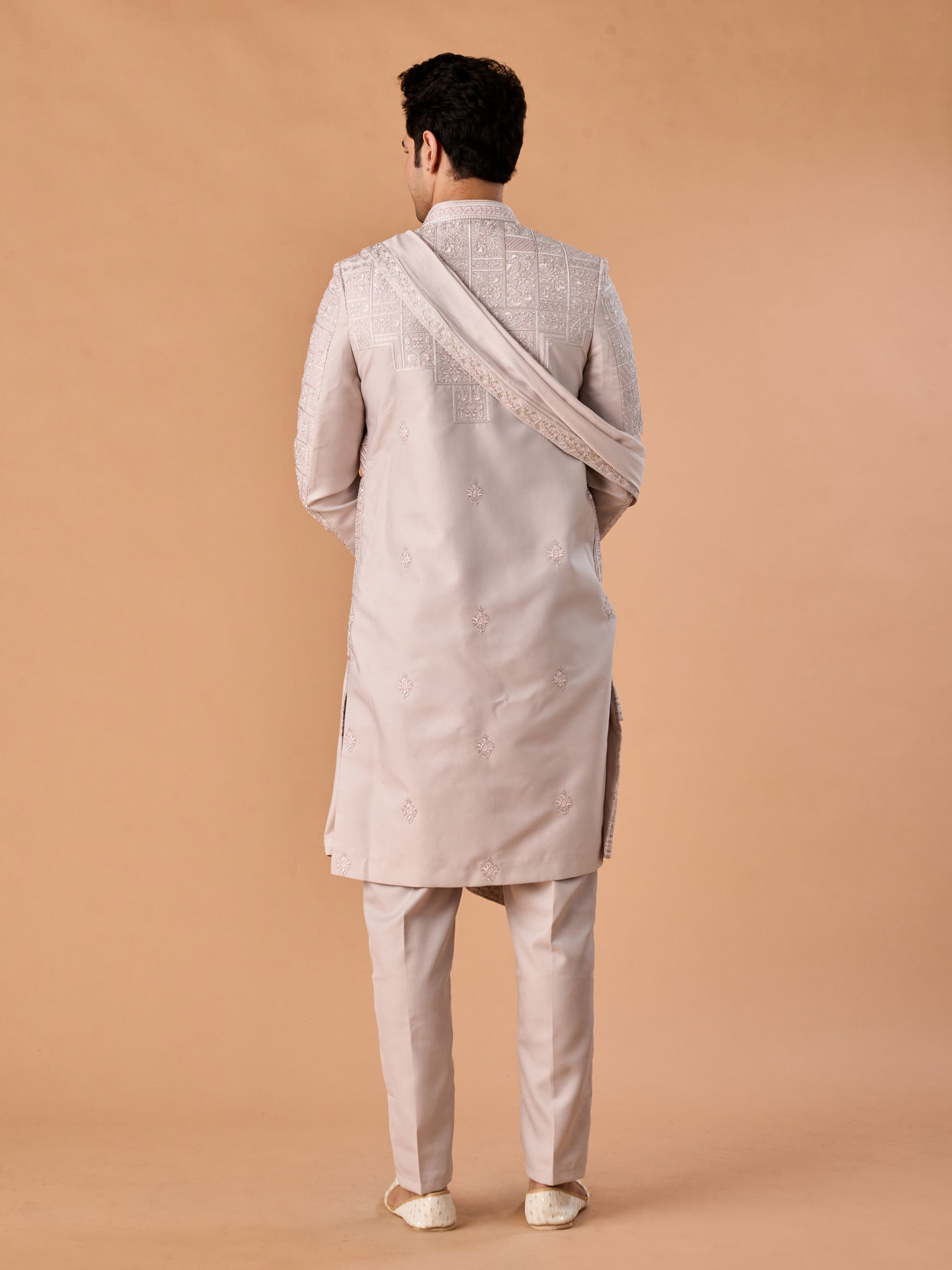 Manyavar Men Lilac Elegance Sherwani