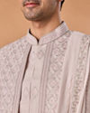 Manyavar Men Lilac Elegance Open Sherwani