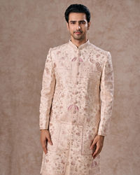 Manyavar Men Champagne Elegance Sherwani