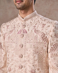 Manyavar Men Champagne Elegance Sherwani