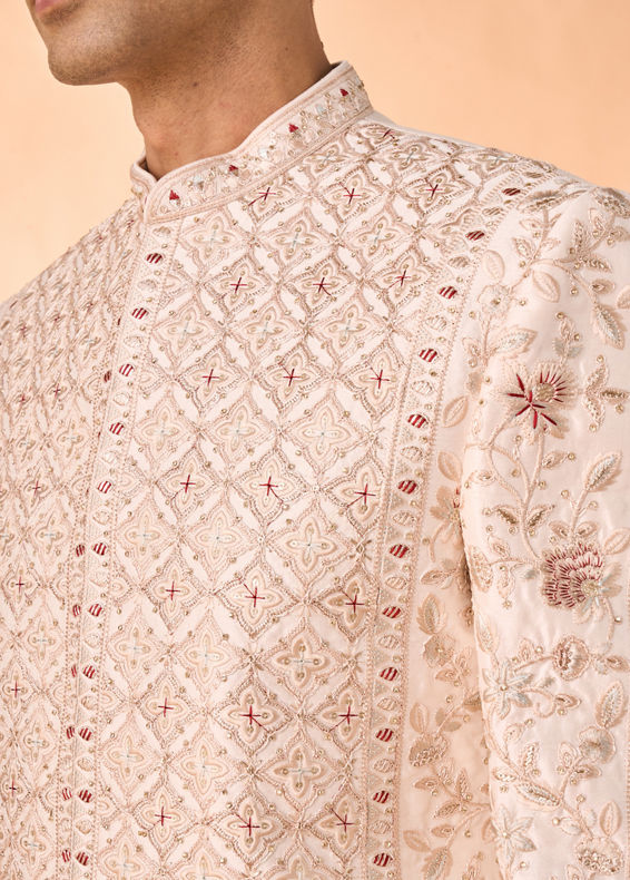 Manyavar Men Champagne Opulence Sherwani
