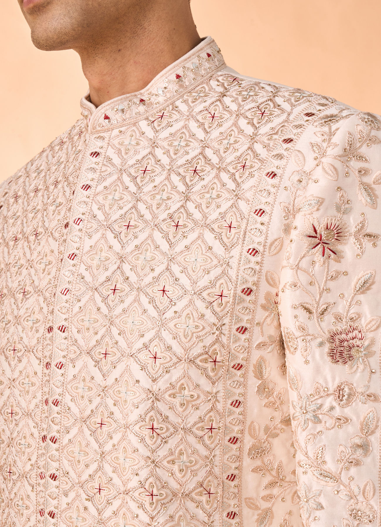 Manyavar Men Champagne Opulence Sherwani
