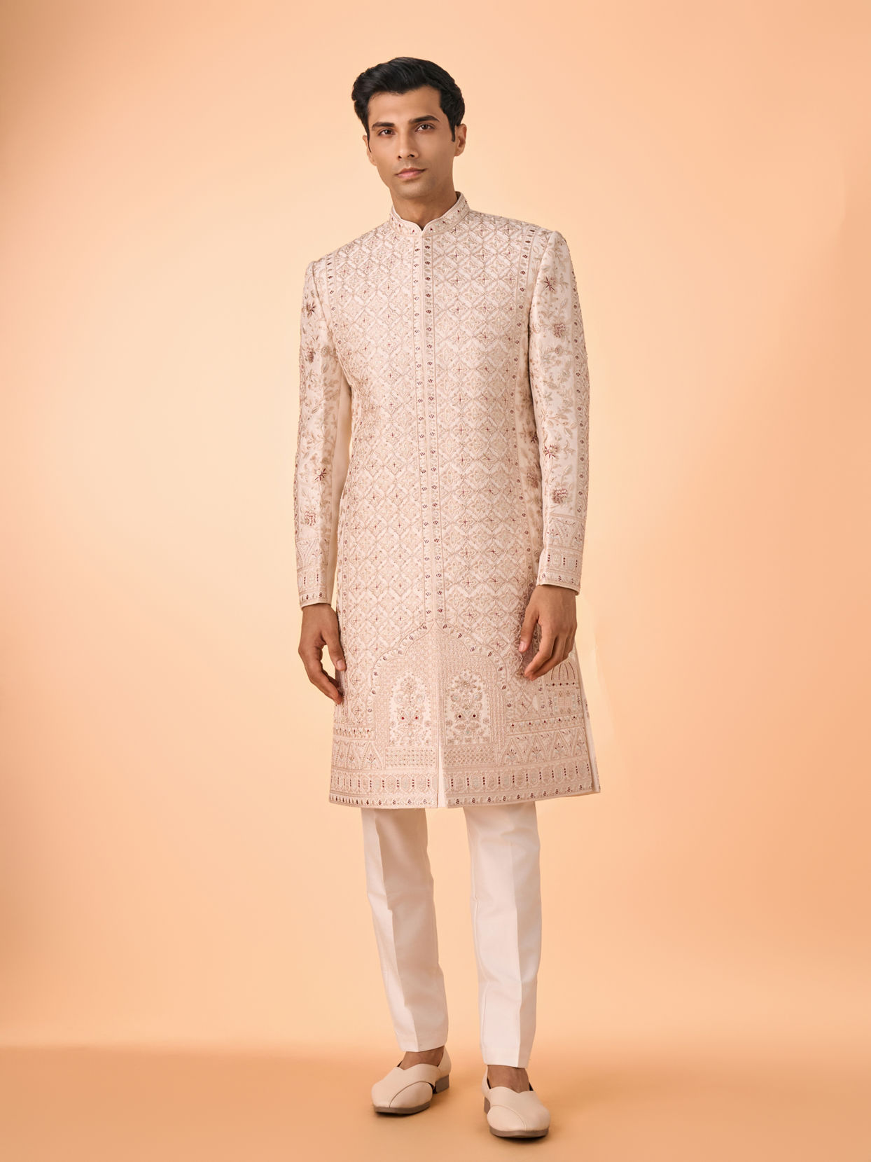 Manyavar Men Champagne Opulence Sherwani