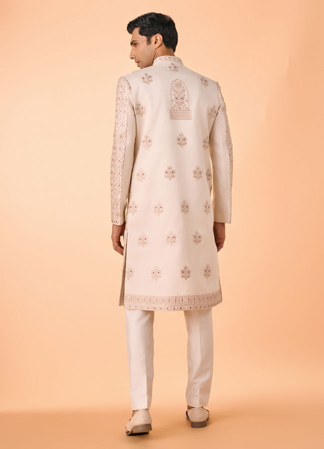 Manyavar Men Champagne Opulence Sherwani