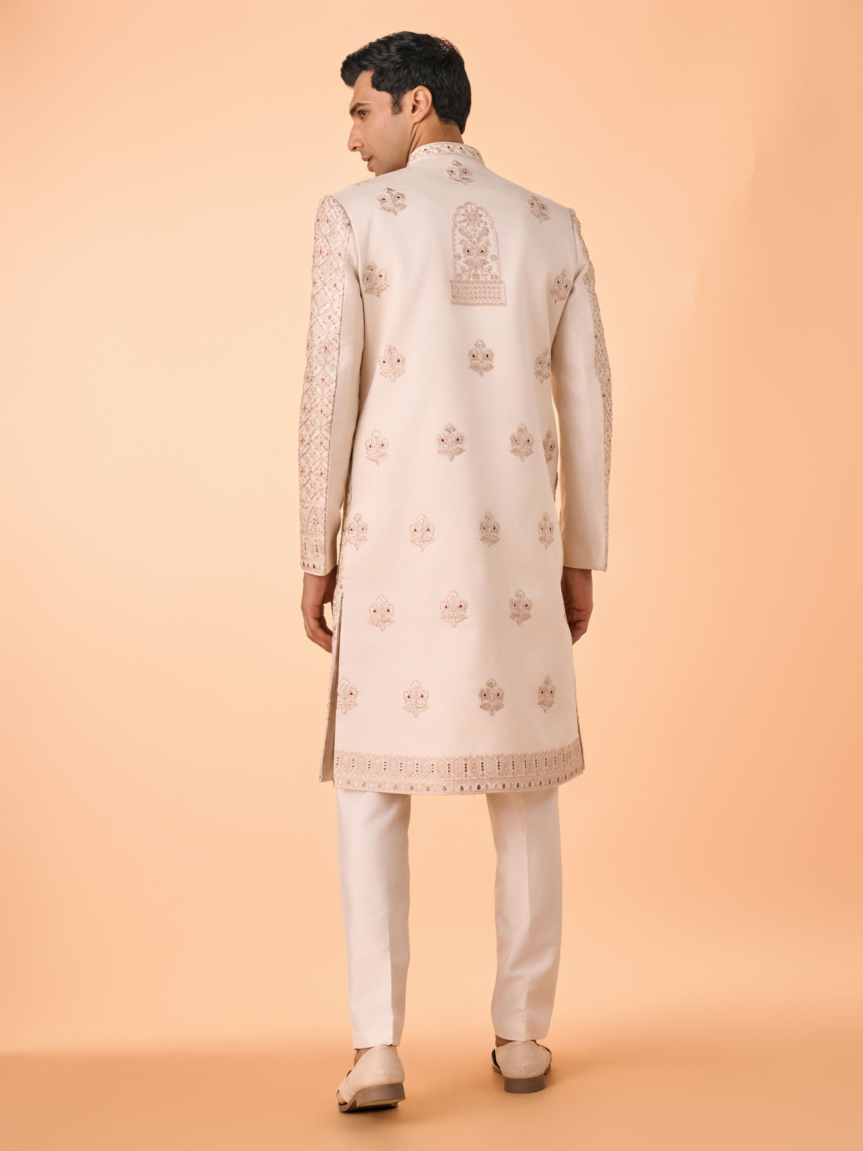 Manyavar Men Champagne Opulence Sherwani