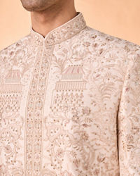 Manyavar Men Champagne Elegance Sherwani