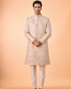 Manyavar Men Champagne Elegance Sherwani